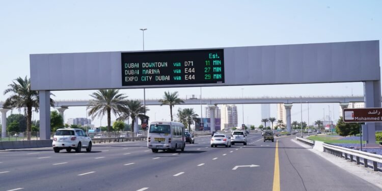 Dynamic Message Signs Boost Road Safety and Cut Travel Time in Dubai