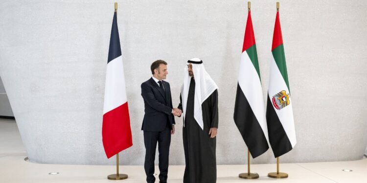 UAE President receives French President during working visit to UAE