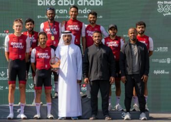 GDRFA Dubai Cycling Team Shines at Abu Dhabi Gran Fondo with Six Medals