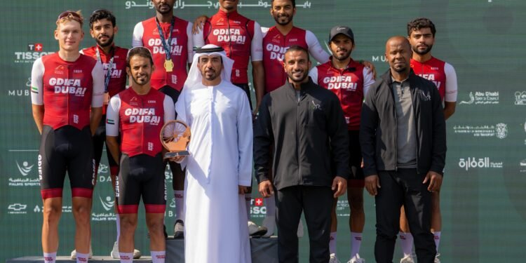 GDRFA Dubai Cycling Team Shines at Abu Dhabi Gran Fondo with Six Medals