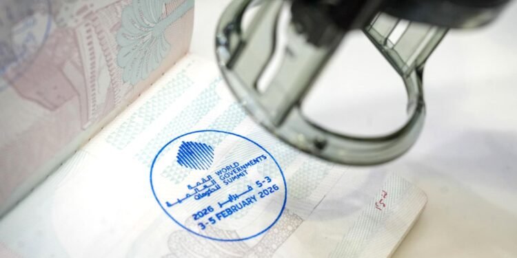 GDRFA Dubai Welcomes World Governments Summit 2026 Delegates with Special Passport Stamps