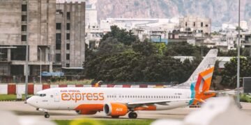 Air India and Air India Express aircraft on the tarmac representing West Asia flight operations and special services.