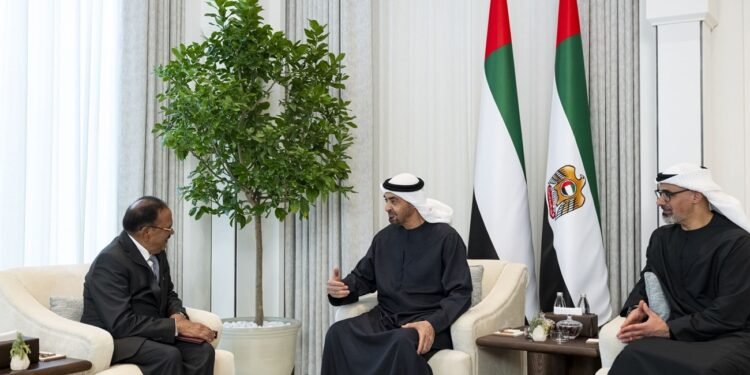 UAE President and Indian NSA Ajit Doval Meet in Abu Dhabi to Discuss Regional Stability and Energy Security