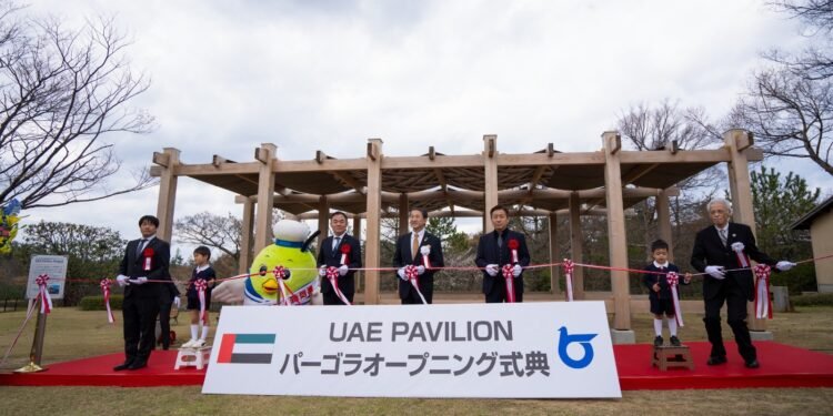 UAE Pavilion Pergola from Expo 2025 Osaka Relocated to Tottori as Symbol of UAE- Japan Friendship