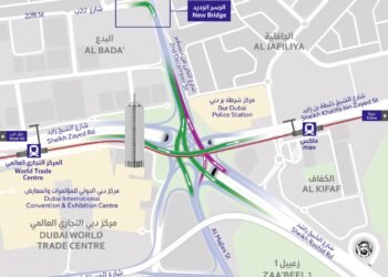 RTA Opens 500-Metre Bridge Serving Traffic from Al Bada’ towards Sheikh Rashid and Al Mustaqbal Streets