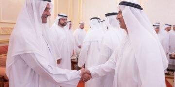 Fujairah Ruler Receives Eid Al-Adha Well-Wishers at Al Remaila Palace