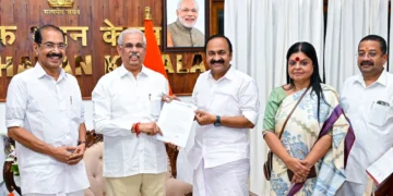 V D Satheesan Meets Governor, Stakes Claim to Form New UDF Government in Kerala