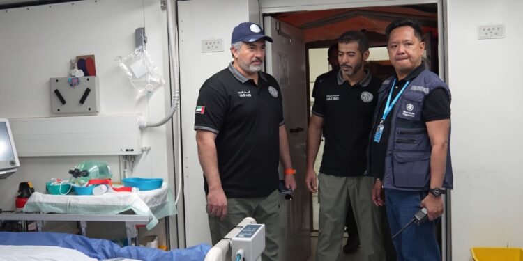 WHO Delegation Visits UAE Field Hospital in Rafah, Commends Gaza Healthcare Support