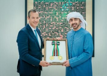 UAE President Honours UK Ambassador Edward Hobart with First Class Order of Independence