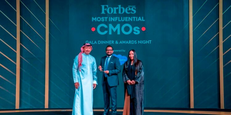 Forbes Honors LuLu Group’s V Nandakumar as One of Middle East’s Most Influential CMOs