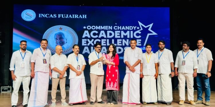 Incás Fujairah Confers Oommen Chandy Excellence Awards 2026; MLA Mathew Kuzhalnadan Inaugurates