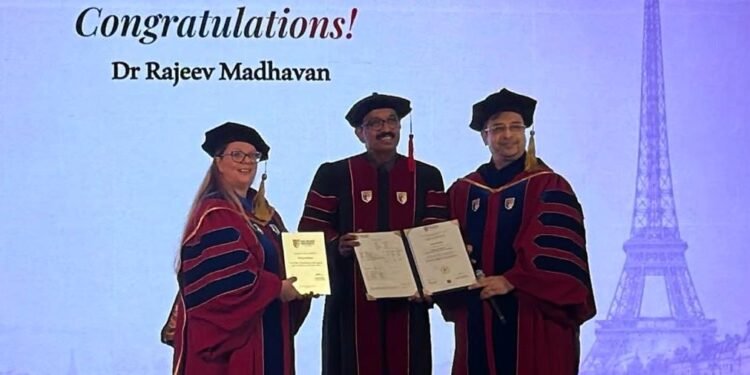 Implementing NEP 2020 in the Gulf: Veteran UAE Malayali Educator Awarded Doctorate for Pioneering Research