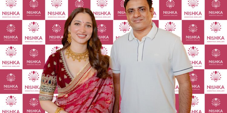 Actress Tamannaah Bhatia Appointed Brand Ambassador for Nishka Moments Jewellery