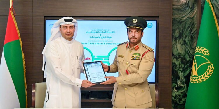 RTA and Dubai Police Sign Agreement to Develop Traffic System Services, Enhance Institutional Integration