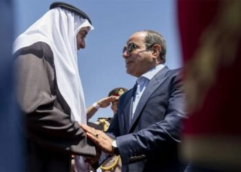 UAE President Sheikh Mohamed bin Zayed Al Nahyan and Egyptian President Abdel Fattah El-Sisi holding talks in Egypt.