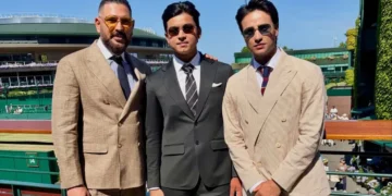 Vaibhav Sooryavanshi Makes Wimbledon Debut Alongside Yuvraj Singh and Abhishek Sharma Following India T20I Call-Up