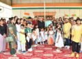 Flag hoisting ceremony during India's Independence Day celebration in Ras Al Khaimah