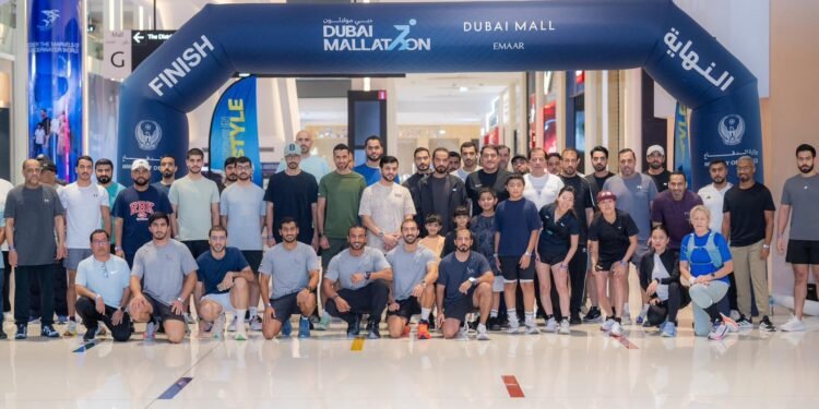 gdrfa-dubai-officers-join-citywide-mallathon-summer-fitness-drive