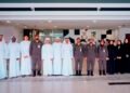 High school students participating in the GDRFA Summer Talents program at Dubai International Airport