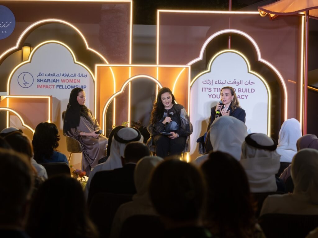 Sheikha Bodour bint Sultan Al Qasimi at the launch of the Sharjah Women Impact Fellowship initiative.