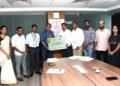RCC Director Dr. Rajaneesh Kumar and Hope Foundation Chairman K.K. Harris signing the pediatric oncology MoU in Thiruvananthapuram