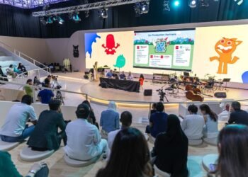 SACC 2026 heads to Aljada, Sharjah from October 22–25 featuring a live Dubbing Corner, Artist Alley, TCG card zone, comic displays, and esports tournaments.