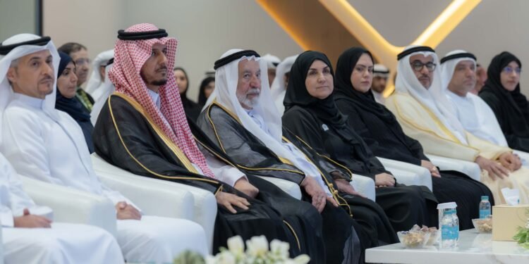 Sheikh Dr Sultan bin Mohammed Al Qasimi attends the closing of the 5th International Forum for Arabic Language Teachers in Sharjah, spotlighting linguistic security and teacher training.